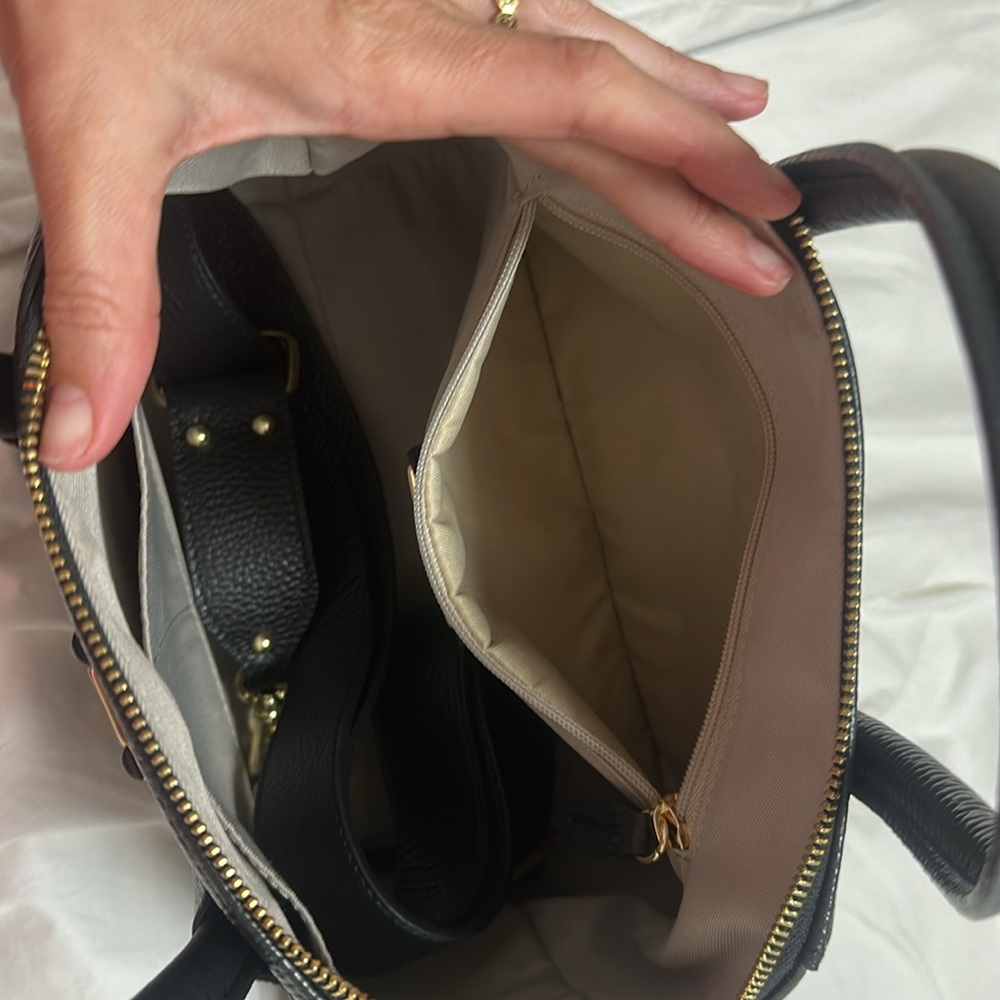 Valentino By Mario Valentino Minimi Rock Leather Satchel - Picture 12 of 16